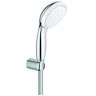 Grohe Tempesta 100 set de baignoire 279810E chromé, 2 modes de jet, avec support mural