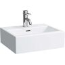 LAUFEN Living City lave-mains 8154320001041 45 x 38 cm, blanc , avec trop-plein, trou de robinetterie 2000