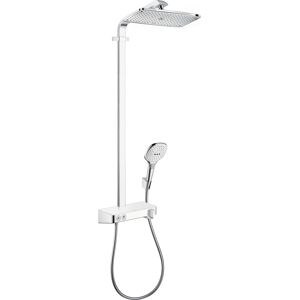 Hansgrohe Raindance Select Showerpipe 27288400 E360, blanc chromé , avec