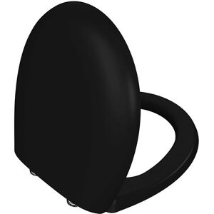 Vitra Memoria black WC siège 106-083R409 noir mat, thermodurcissable, avec