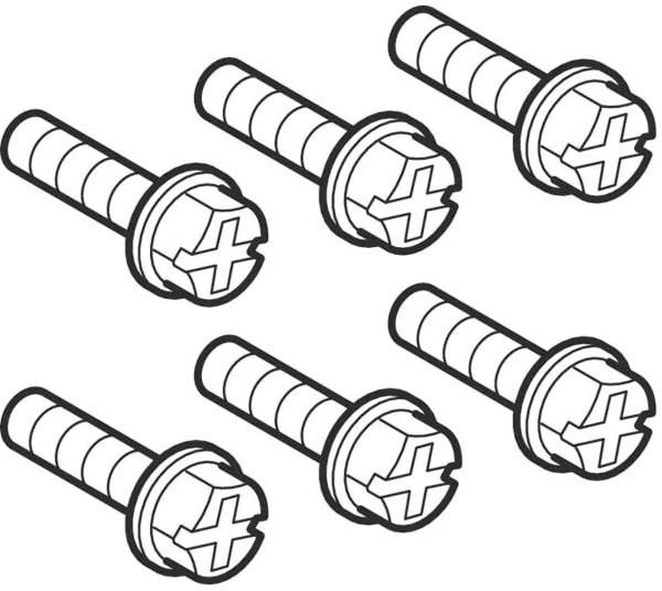 commande Geberit . Vis Taptite 216197001 jeu composé de 6 pièces M6x16