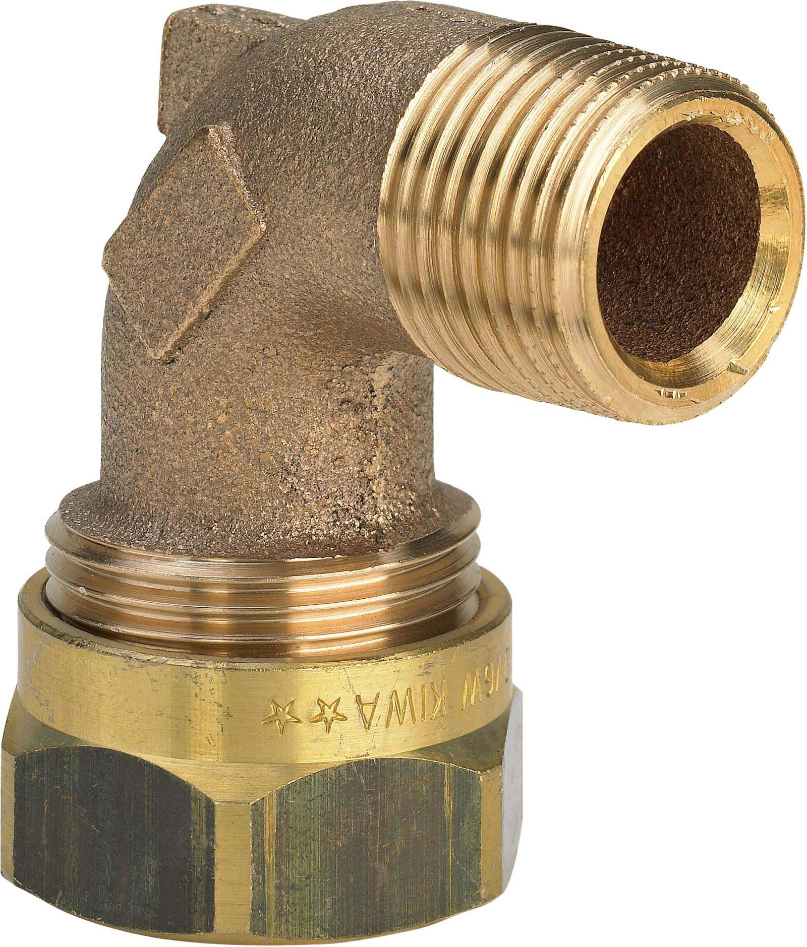 Viega raccord coudé 101954 16mmxR 2000 / 2, bronze à canon, coudé