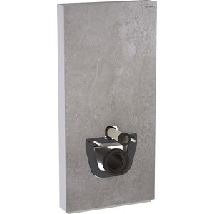 Geberit Monolith WC compact module 131222JV5 Hauteur 101cm, facade aspect beton, côte aluminium