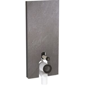 Geberit Monolith WC module 131233005 Hauteur 114cm, facade aspect ardoise, côte aluminium chrome noir