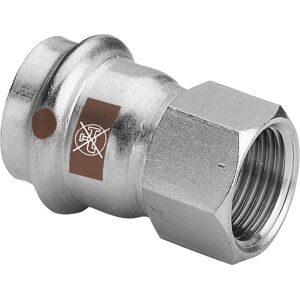 Viega Temponox Übergangsstück 811761 18 mm x Rp 2000 / 801 , acier, inoxydable, filetage Rp, SC-Contur