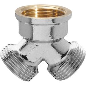 ASW 804034 Pièce en Y - laiton chromé 3/4" - Publicité ASW 804034 Pièce en Y - laiton chromé 3/4" - Publicité