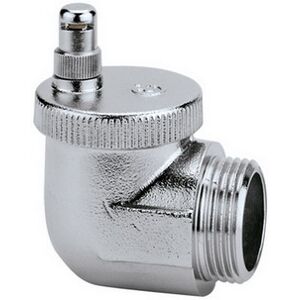 Caleffi purgeur rapide 504401 1/2" AG, laiton pressé chromé, automatique, forme d'angle - Publicité Caleffi purgeur rapide 504401 1/2" AG, laiton pressé chromé, automatique, forme d'angle - Publicité