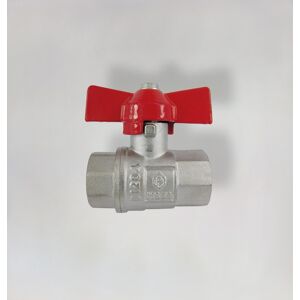 Vanne à boule Fukana - 53022 - Rouge - IG x IG 3/4" - DIN 50930-6 - Publicité Vanne à boule Fukana - 53022 - Rouge - IG x IG 3/4" - DIN 50930-6 - Publicité