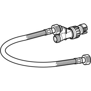 Tuyau blindé Geberit Sigma - Accessoire pour réservoir encastré - Publicité Tuyau blindé Geberit Sigma - Accessoire pour réservoir encastré - Publicité