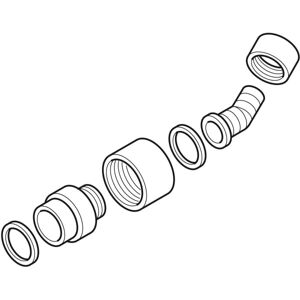 Raccord d'angle Geberit 242084001 - Raccordement d'évier - Publicité Raccord d'angle Geberit 242084001 - Raccordement d'évier - Publicité