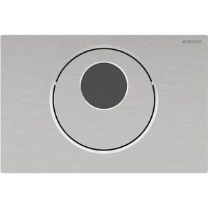 Geberit WC control 115891SN6 fonctionnement sur batterie, 801 rinçage, Inox brossé - Publicité Geberit WC control 115891SN6 fonctionnement sur batterie, 801 rinçage, Inox brossé - Publicité