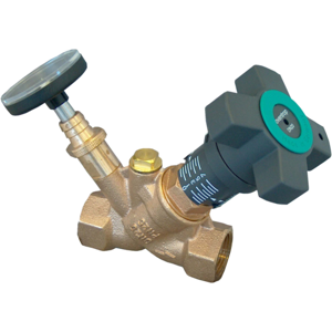 Vanne de régulation en bronze avec thermomètre - Circulation Valve - Publicité Vanne de régulation en bronze avec thermomètre - Circulation Valve - Publicité