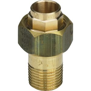 Raccord de tuyau Viega 22 mm en laiton avec joint conique - Publicité Raccord de tuyau Viega 22 mm en laiton avec joint conique - Publicité