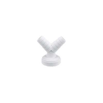 Kit de raccordement double de tuyau blanc 45° ASW - Kit de raccords - Publicité Kit de raccordement double de tuyau blanc 45° ASW - Kit de raccords - Publicité