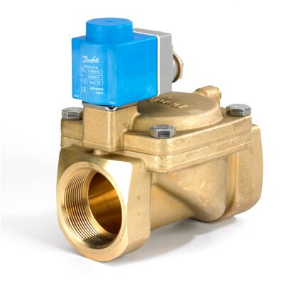 Vanne solénoïde Danfoss EV220B 50B NC - 2/2 voies Laiton/Acier IP67 - Publicité Vanne solénoïde Danfoss EV220B 50B NC - 2/2 voies Laiton/Acier IP67 - Publicité