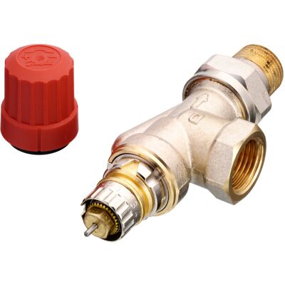 Boîtier de vanne Danfoss Ra-n 013G0153 15, R 1/2, axial, nickelé mat - Publicité Boîtier de vanne Danfoss Ra-n 013G0153 15, R 1/2, axial, nickelé mat - Publicité