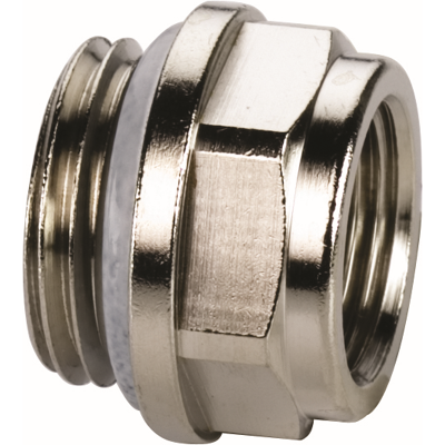 Raccord Nipple Broen 1/2-3/8'' - Avec Joint - Inox - Temp 110°C - Publicité Raccord Nipple Broen 1/2-3/8'' - Avec Joint - Inox - Temp 110°C - Publicité