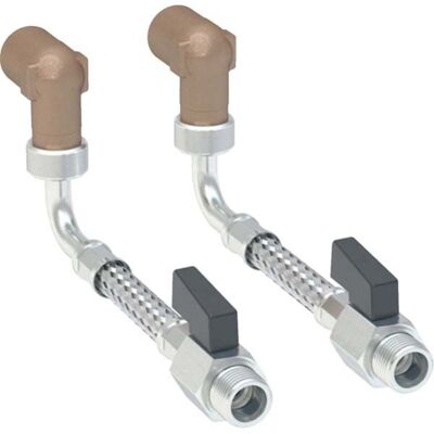 Kit de raccordement d'eau Geberit 131078001 - pour bidet, 101cm, module Monolith - Publicité Kit de raccordement d'eau Geberit 131078001 - pour bidet, 101cm, module Monolith - Publicité