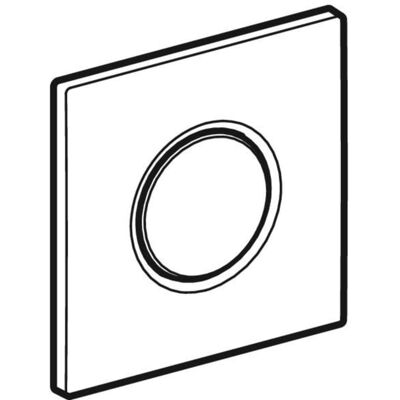 Geberit Couvercle Sigma01 242811211 pour UR-Strg. pneumatique, hgl. -chromé - Publicité Geberit Couvercle Sigma01 242811211 pour UR-Strg. pneumatique, hgl. -chromé - Publicité