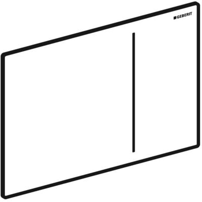 Geberit BetPl. Sigma70 , pour 2 ensembles sp. ET 242813JK1 lave / plastique - Publicité Geberit BetPl. Sigma70 , pour 2 ensembles sp. ET 242813JK1 lave / plastique - Publicité