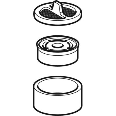 Geberit set filtre tamis pour rinçage hygiénique 243066001 pour rinçage hygiénique HS10 / HS30 / HS 50 - Publicité Geberit set filtre tamis pour rinçage hygiénique 243066001 pour rinçage hygiénique HS10 / HS30 / HS 50 - Publicité