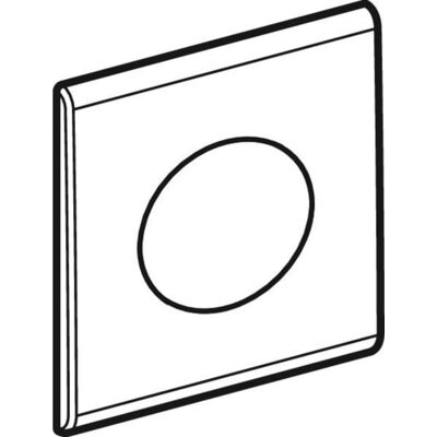 plaque de couverture Geberit HyTronic UR Samba pour 241921461 commandes UR à partir de 2009, sgl. -chromé - Publicité plaque de couverture Geberit HyTronic UR Samba pour 241921461 commandes UR à partir de 2009, sgl. -chromé - Publicité