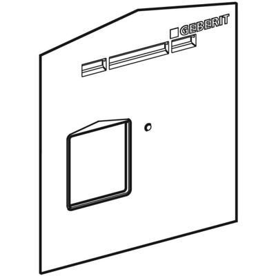 éclaboussures Geberit , 242155001 pour VS Electronics à partir de 2009 - Publicité éclaboussures Geberit , 242155001 pour VS Electronics à partir de 2009 - Publicité