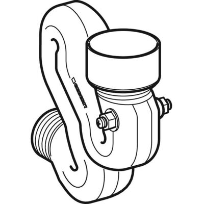 Geberit 242078001 Cuvette d'odeur en forme d'escargot pour urinoir - Publicité Geberit 242078001 Cuvette d'odeur en forme d'escargot pour urinoir - Publicité
