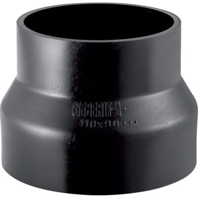 Geberit réduction Pe 367580161 DN 100/90, centré, court, PE-HD - Publicité Geberit réduction Pe 367580161 DN 100/90, centré, court, PE-HD - Publicité