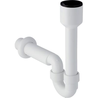 Geberit 152701111 Ø 50 mm, pour bassins verseurs, sortie horizontale, plastique, blanc - Publicité Geberit 152701111 Ø 50 mm, pour bassins verseurs, sortie horizontale, plastique, blanc - Publicité