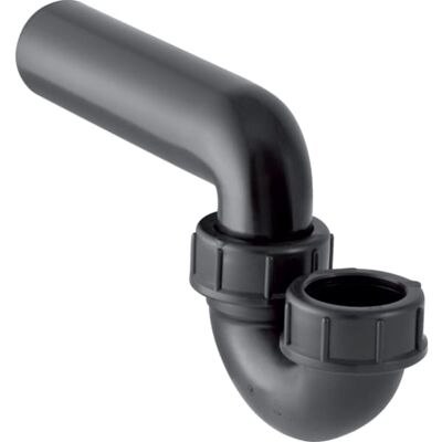 Geberit Tuyau Courbe Anti-Odeur - Siphon, Noir, 50/56 mm - Publicité Geberit Tuyau Courbe Anti-Odeur - Siphon, Noir, 50/56 mm - Publicité