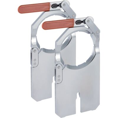 Ensemble de Plaques de Fixation Geberit - Chromé - DN 50 - pour Machine à Souder - Publicité Ensemble de Plaques de Fixation Geberit - Chromé - DN 50 - pour Machine à Souder - Publicité
