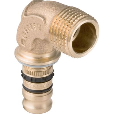Geberit Raccord de Tuyau - 601252005 - Angle de 90° avec Filetage Extérieur - Bronze - Publicité Geberit Raccord de Tuyau - 601252005 - Angle de 90° avec Filetage Extérieur - Bronze - Publicité