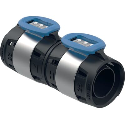 Raccords de tuyauterie Geberit FlowFit DN 12 - 16 mm - Noir - Publicité Raccords de tuyauterie Geberit FlowFit DN 12 - 16 mm - Noir - Publicité