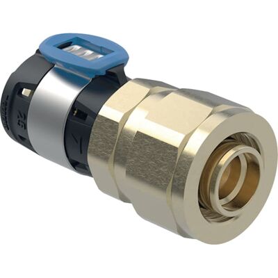 Geberit FlowFit Transition - PEX, sans plomb, 20mm, G 3/4 - Raccord - Publicité Geberit FlowFit Transition - PEX, sans plomb, 20mm, G 3/4 - Raccord - Publicité