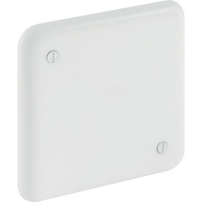 Plaque de couverture blanche Geberit Mambo 85x85mm - Contrôle WC - Publicité Plaque de couverture blanche Geberit Mambo 85x85mm - Contrôle WC - Publicité