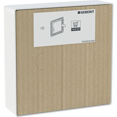 Geberit Bauschutz 244654001 pour plaque de recouvrement, pour mitigeur lavabo avec boîtier de fonction encastré - Publicité Geberit Bauschutz 244654001 pour plaque de recouvrement, pour mitigeur lavabo avec boîtier de fonction encastré - Publicité