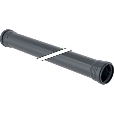 Tube Silent-Pro Geberit - 2 joints - 100cm - Évacuation eaux usées - Publicité Tube Silent-Pro Geberit - 2 joints - 100cm - Évacuation eaux usées - Publicité