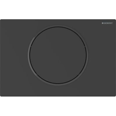 Commande WC Geberit Sigma10 115706166 ronde, pour commande à distance Bluetooth, noir mat, fonctionne sur piles - Publicité Commande WC Geberit Sigma10 115706166 ronde, pour commande à distance Bluetooth, noir mat, fonctionne sur piles - Publicité