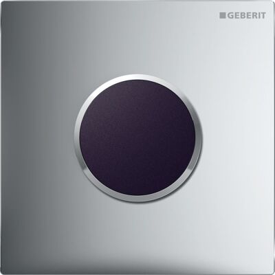 plaque de couverture Geberit HyTronic UR Sigma10 241925KN1 pour UR- Ctrl. à partir de 2009, sgl. -chromé - Publicité plaque de couverture Geberit HyTronic UR Sigma10 241925KN1 pour UR- Ctrl. à partir de 2009, sgl. -chromé - Publicité