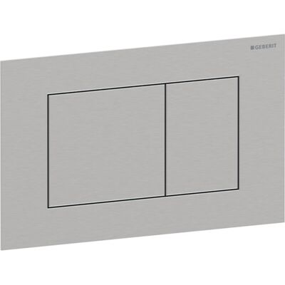 Geberit Sigma40 Plaque de chasse carrée - Double chasse - Publicité Geberit Sigma40 Plaque de chasse carrée - Double chasse - Publicité