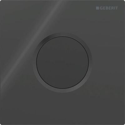 Commande de chasse d'eau pour urinoir Geberit Type 01 116021DW5 électronique, ronde, noir profond RAL 9005 - Publicité Commande de chasse d'eau pour urinoir Geberit Type 01 116021DW5 électronique, ronde, noir profond RAL 9005 - Publicité