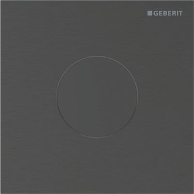 Commande de chasse d'eau pour urinoir Geberit Type 40 116024QD1 électronique, fonctionnement sur secteur, ronde, chrome noir / brossé, revêtement facile à nettoyer - Publicité Commande de chasse d'eau pour urinoir Geberit Type 40 116024QD1 électronique, fonctionnement sur secteur, ronde, chrome noir / brossé, revêtement facile à nettoyer - Publicité