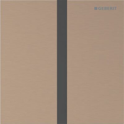 Commande de chasse d'eau pour urinoir Geberit Type 40 116237QB1 électronique, à piles, or rose / brossé, revêtement facile à nettoyer - Publicité Commande de chasse d'eau pour urinoir Geberit Type 40 116237QB1 électronique, à piles, or rose / brossé, revêtement facile à nettoyer - Publicité