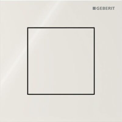 Commande de chasse d'eau pneumatique Geberit Type 40 pour urinoir 116217JL1, carrée, gris sable - Publicité Commande de chasse d'eau pneumatique Geberit Type 40 pour urinoir 116217JL1, carrée, gris sable - Publicité