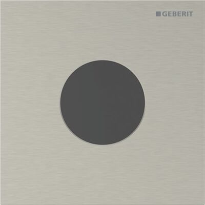 Commande d'urinoir Geberit Type 40 116034ID1, électronique, à piles, ronde, finition nickel brossé, revêtement facile à nettoyer - Publicité Commande d'urinoir Geberit Type 40 116034ID1, électronique, à piles, ronde, finition nickel brossé, revêtement facile à nettoyer - Publicité