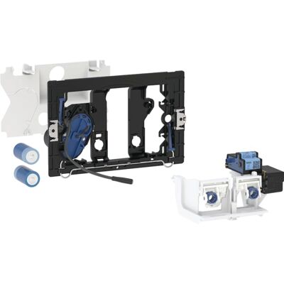 Unité de commande WC Geberit 115704006 pour réservoir encastré Sigma, alimentée par piles, électronique, pour commande à distance via Bluetooth - Publicité Unité de commande WC Geberit 115704006 pour réservoir encastré Sigma, alimentée par piles, électronique, pour commande à distance via Bluetooth - Publicité