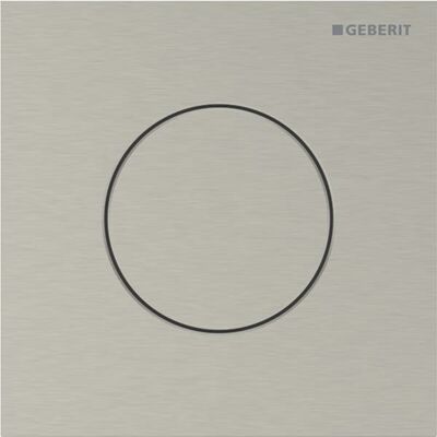 Commande d'urinoir Geberit Type 40 116014ID1 à déclenchement pneumatique, nickel, ronde - Publicité Commande d'urinoir Geberit Type 40 116014ID1 à déclenchement pneumatique, nickel, ronde - Publicité