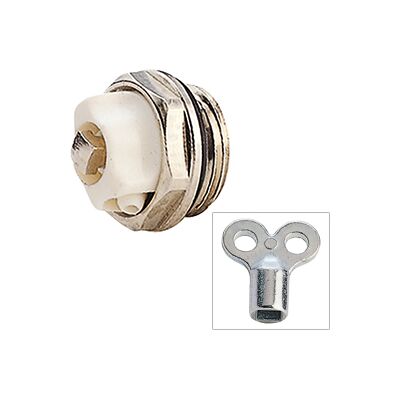 Giacomini R90X003 1/2" Vanne de purge d'air de radiateur - Radiator Air Bleed Valve - Publicité Giacomini R90X003 1/2" Vanne de purge d'air de radiateur - Radiator Air Bleed Valve - Publicité