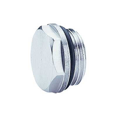 Bouchon radiateur GIACOMINI R92 chromé - Radiator Plug - Publicité Bouchon radiateur GIACOMINI R92 chromé - Radiator Plug - Publicité